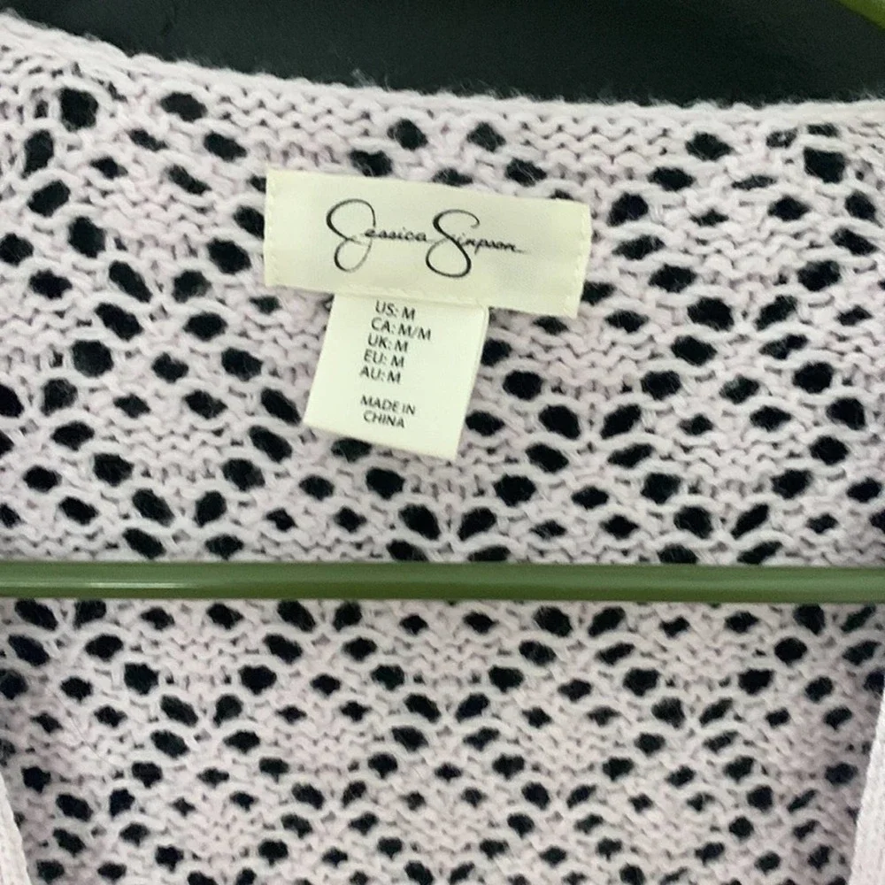 Jessica Simpson Flouncy Knit Open‎ Cardigan. Size M